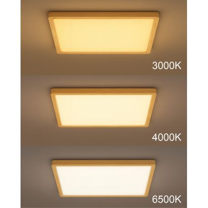 LED plafonsko svetlo LED/32W/230V 3000/4000/6500K 40x40 cm bež