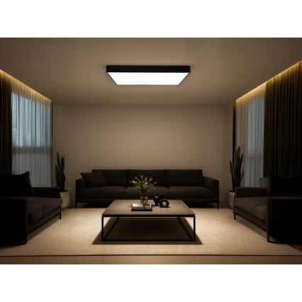 LED plafonsko svetlo LED/340W/230V 3000/4000/6500K 100x100 cm crna