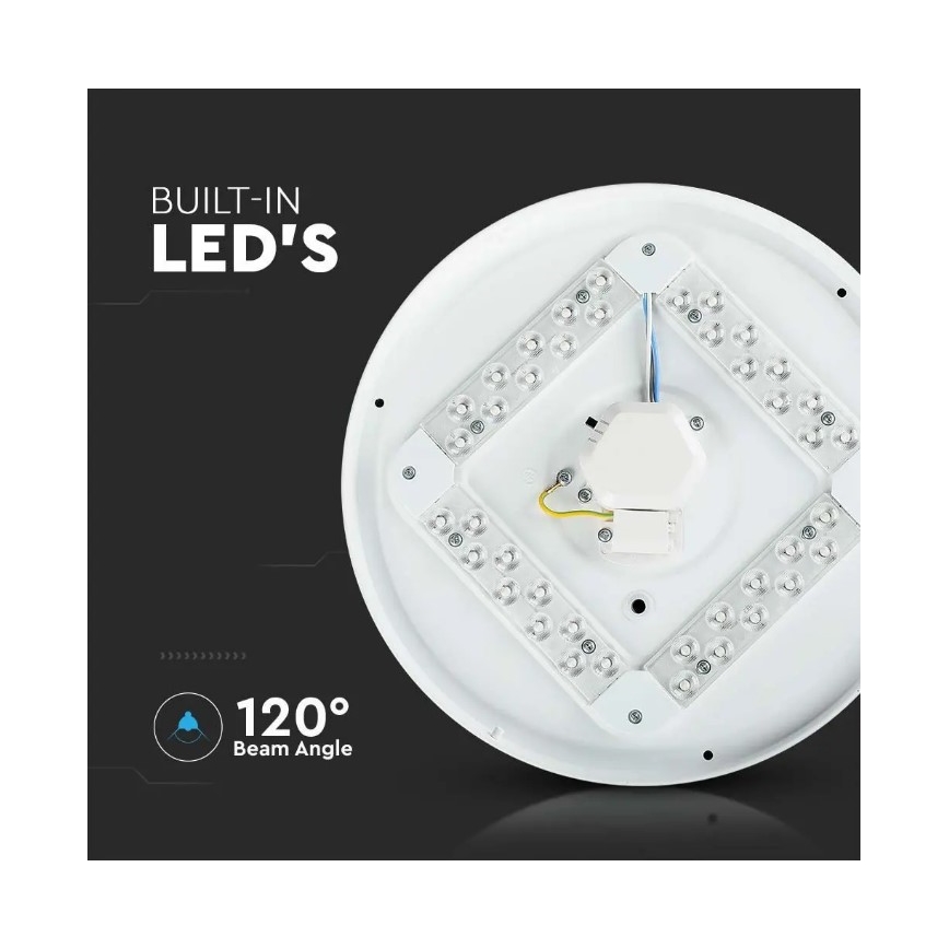 LED plafonsko svetlo LED/36W/230V, prečnik 50 cm, 3000/4000/6400K