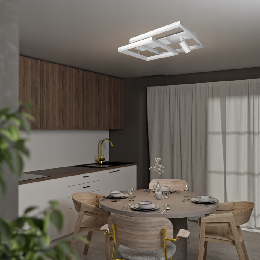 LED plafonsko svetlo LED/38W/230V + 1xGU10/30W belo