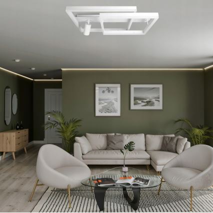 LED plafonsko svetlo LED/38W/230V + 1xGU10/30W belo