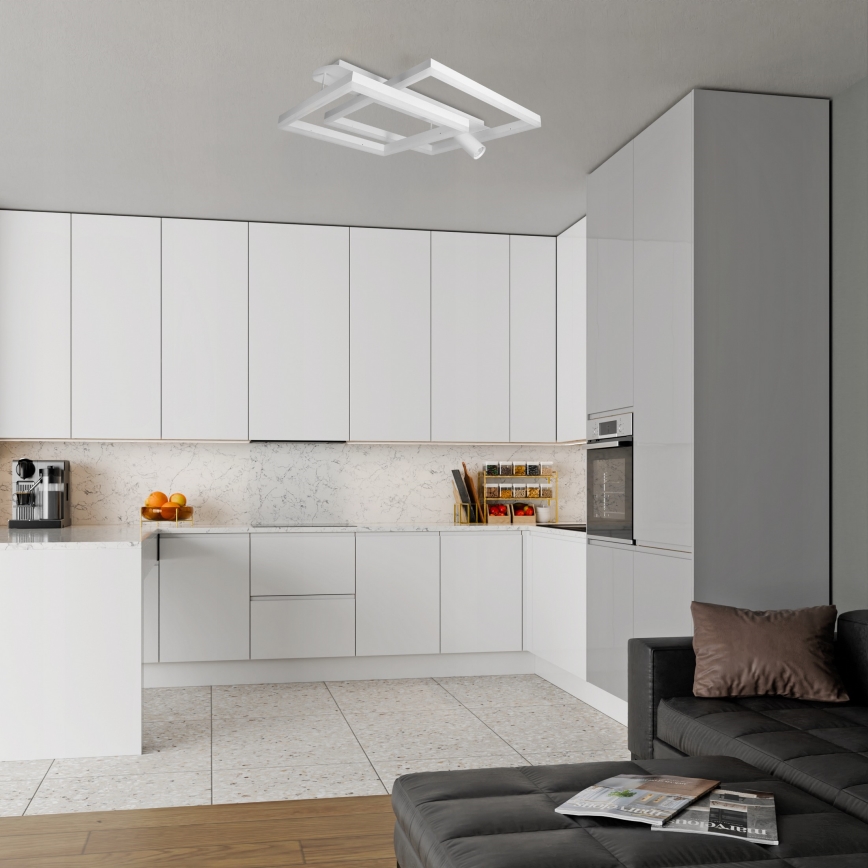 LED plafonsko svetlo LED/38W/230V + 1xGU10/30W belo
