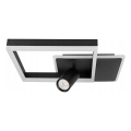 LED plafonsko svetlo LED/38W/230V + 1xGU10/30W crno