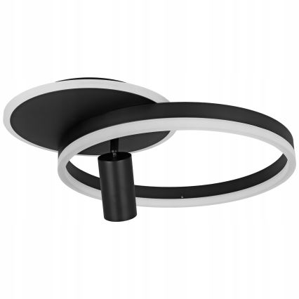 LED plafonsko svetlo LED/38W/230V + 1xGU10/30W u crnoj boji