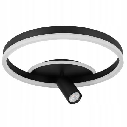 LED plafonsko svetlo LED/38W/230V + 1xGU10/30W u crnoj boji