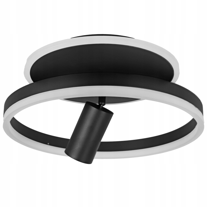 LED plafonsko svetlo LED/38W/230V + 1xGU10/30W u crnoj boji