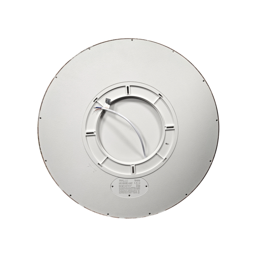 LED plafonsko svetlo LED/40W/230V 3000/4000/6500K prečnik 50 cm braon