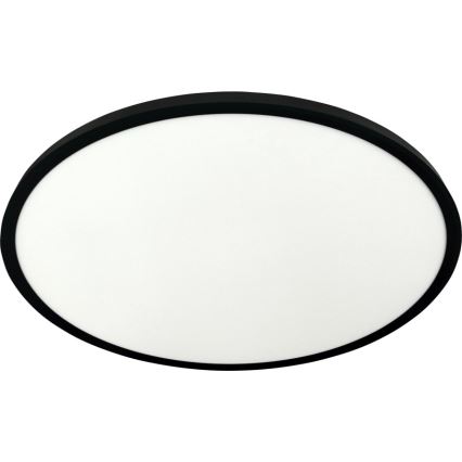 LED plafonsko svetlo LED/40W/230V 3000/4000/6500K, prečnik 50 cm, crno
