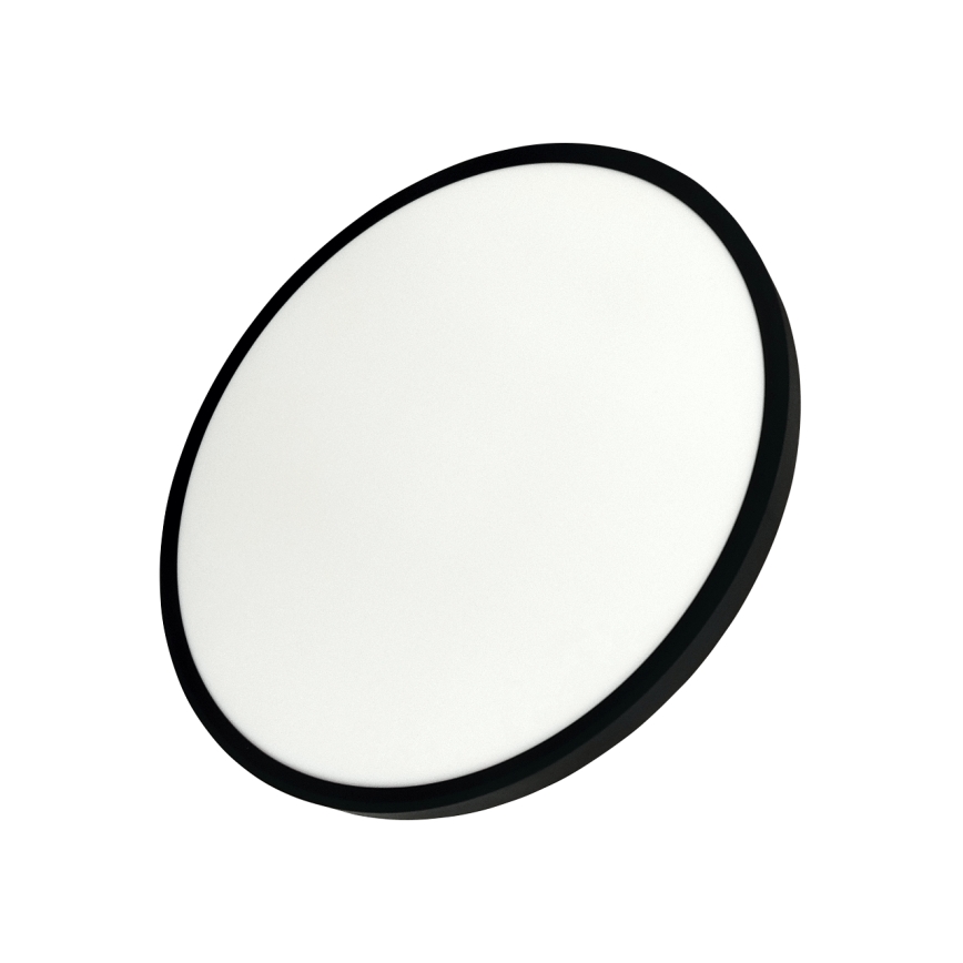 LED plafonsko svetlo LED/40W/230V 3000/4000/6500K, prečnik 50 cm, crno