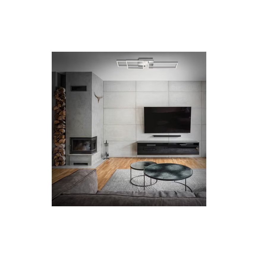 LED plafonsko svetlo LED/42W/230V 3000K mat hrom