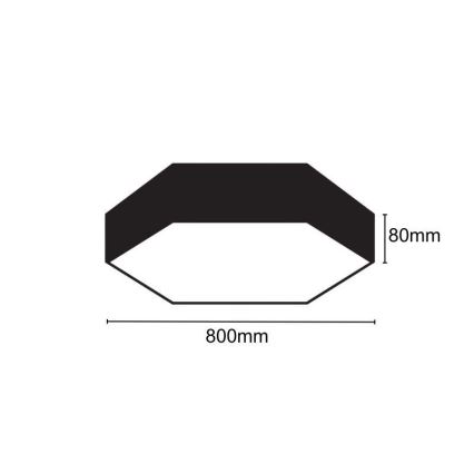 LED plafonsko svetlo LED/70W/230V 4000K prečnik 80 cm