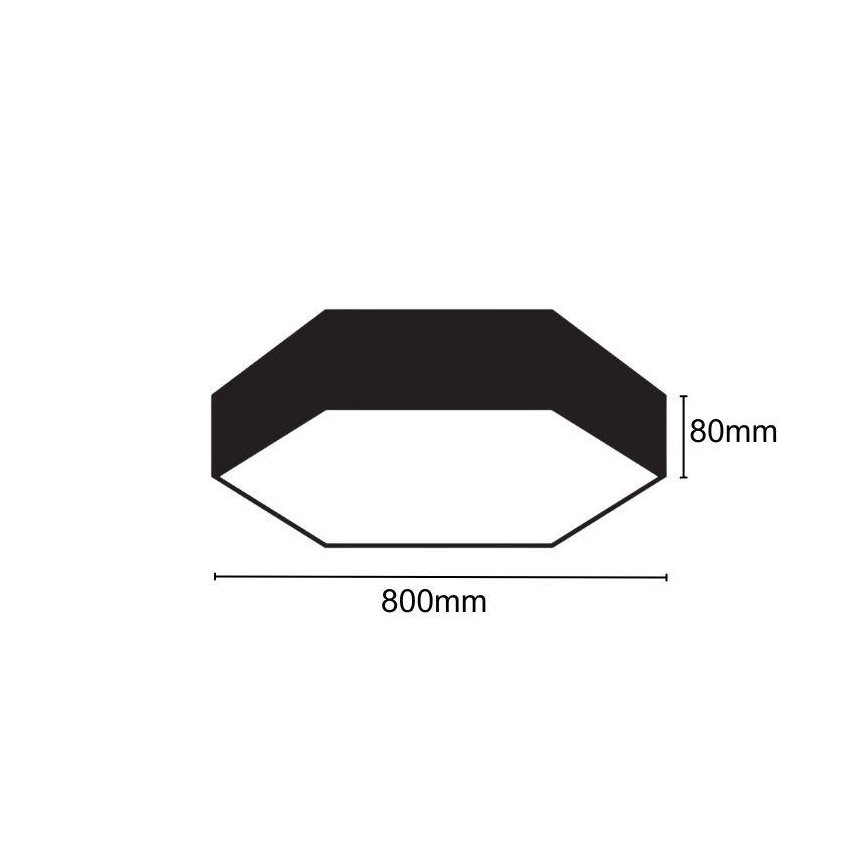 LED plafonsko svetlo LED/70W/230V 4000K prečnik 80 cm