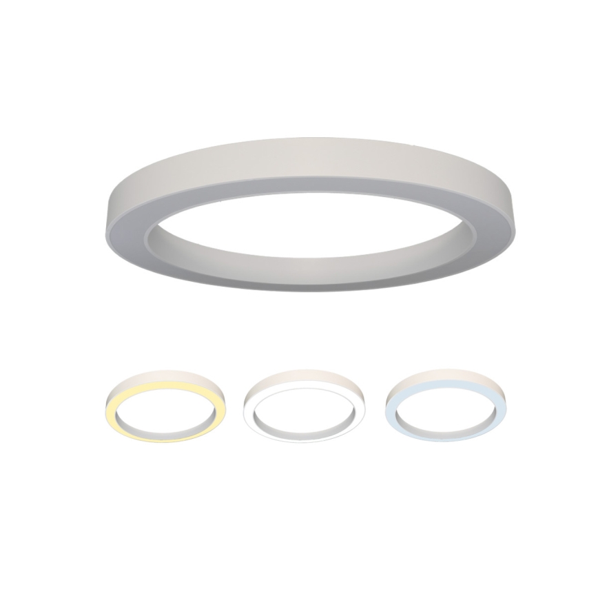 LED plafonsko svetlo LED/80W/230V 3000/4000/6500K, prečnik 80 cm, belo