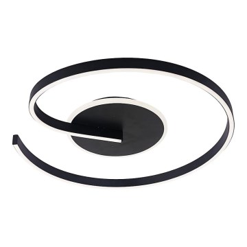 LED plafonsko svetlo LORENZO LED/22W/230V, prečnik 50 cm, crno