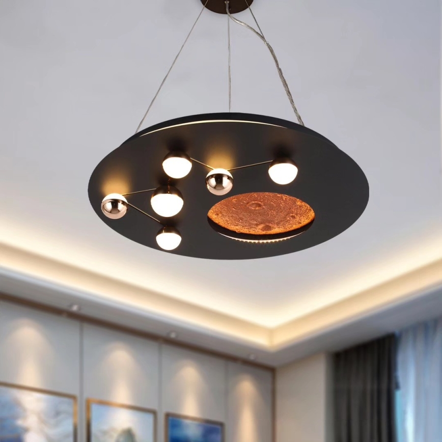 LED plafonsko svetlo MARS LED/48W/230V 3000K crna
