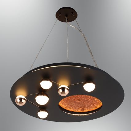 LED plafonsko svetlo MARS LED/48W/230V 3000K crna