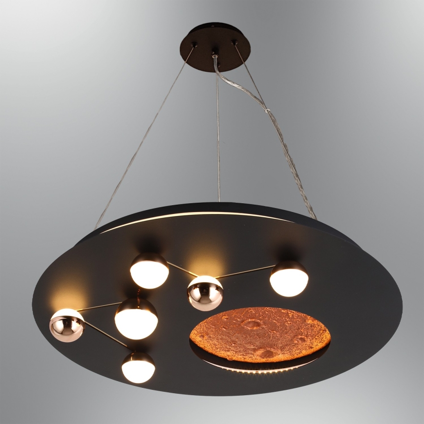 LED plafonsko svetlo MARS LED/48W/230V 3000K crna