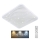LED plafonsko svetlo NERIS sa prigušiva LED/60W/230V 2700-6500K 53x53 cm + daljinski upravljač