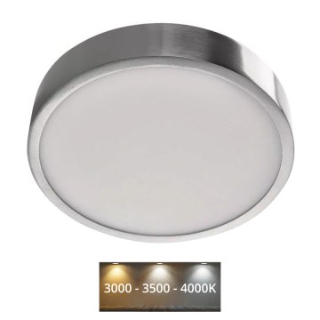 LED plafonsko svetlo NEXXO LED/21W/230V 3000/3500/4000K prečnik 22,5 cm sjajni hrom
