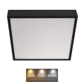 LED plafonsko svetlo NEXXO LED/28,5W/230V 3000/3500/4000K 30x30 cm crna