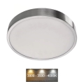 LED plafonsko svetlo NEXXO LED/28,5W/230V 3000/3500/4000K prečnik 30 cm sjajni hrom