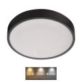 LED plafonsko svetlo NEXXO LED/28,5W/230V 3000/3500/4000K Ø 30 cm crno