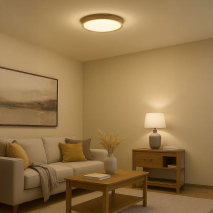 LED plafonsko svetlo ORINOKO LED/36W/230V prečnik 48 cm bež