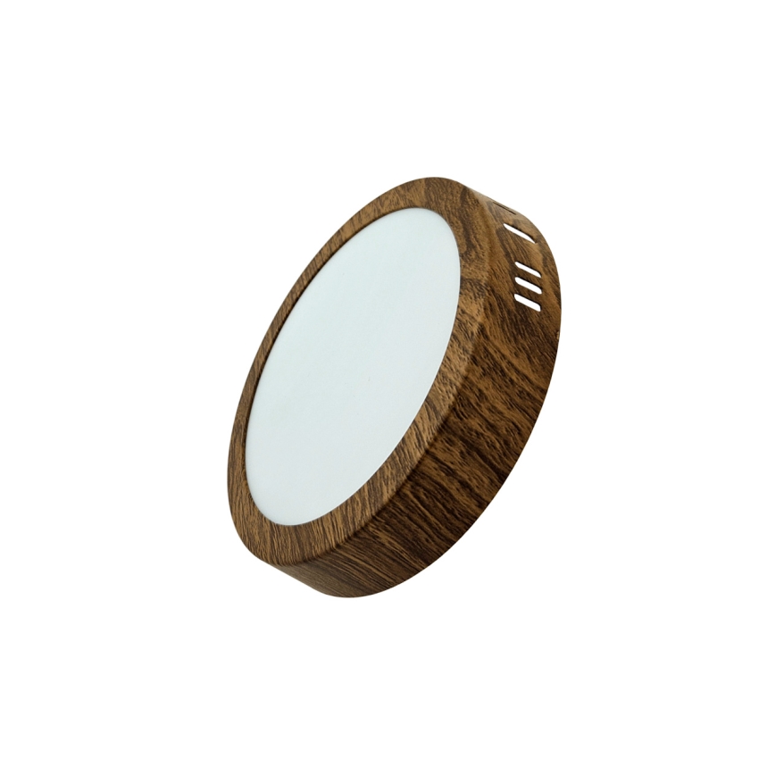 LED plafonsko svetlo RING LED/12W/230V 4200K prečnik 16 cm braon