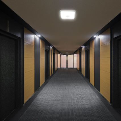 LED plafonsko svetlo sa senzorom Samsung čip LED/12W/230V 3000/4000/6000K 25x25 cm belo