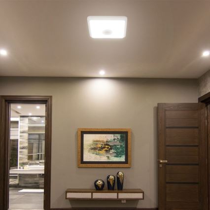 LED plafonsko svetlo sa senzorom Samsung čip LED/12W/230V 3000/4000/6000K 25x25 cm belo