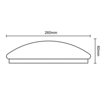 LED plafonsko svetlo sa senzorom OPAL LED/12W/230V 4000K