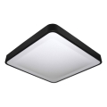 LED plafonsko svetlo sa senzorom pokreta i sumraka WILTON LED/24W/230V 4000K 33x33 cm crna