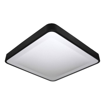 LED plafonsko svetlo sa senzorom pokreta i sumraka WILTON LED/24W/230V 4000K 33x33 cm crna