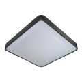 LED plafonsko svetlo sa senzorom WILTON LED/24W/230V 37,5x37,5 cm antracit