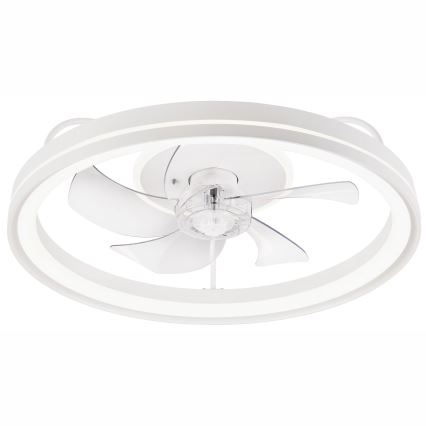 LED prigušiva stropna svetiljka sa ventilatorom FARGO LED/37W/230V bela + daljinski upravljač