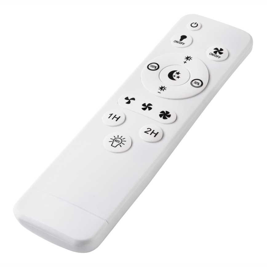 LED prigušiva stropna svetiljka sa ventilatorom FARGO LED/37W/230V crna + daljinski upravljač