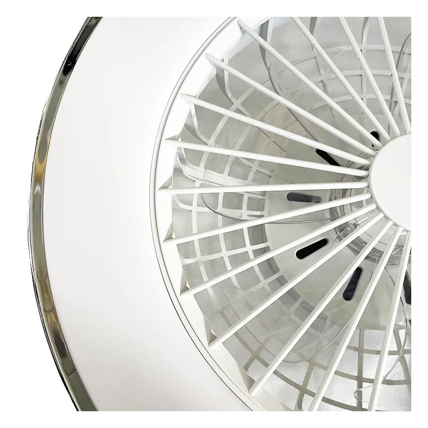 LED prigušiva plafonska lampa sa ventilatorom OPAL LED/48W/230V 3000-6500K + daljinski upravljač