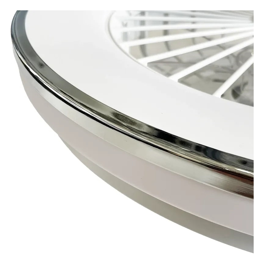 LED prigušiva plafonska lampa sa ventilatorom OPAL LED/48W/230V 3000-6500K + daljinski upravljač