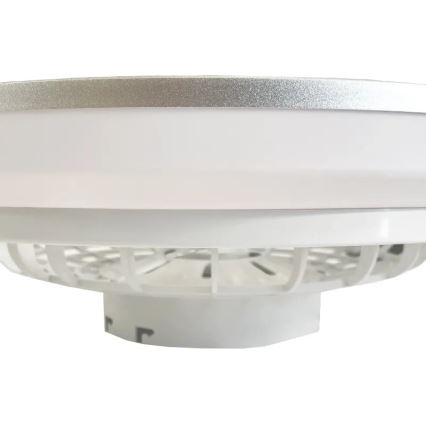 LED prigušiva plafonska lampa sa ventilatorom OPAL LED/48W/230V 3000-6500K + daljinski upravljač