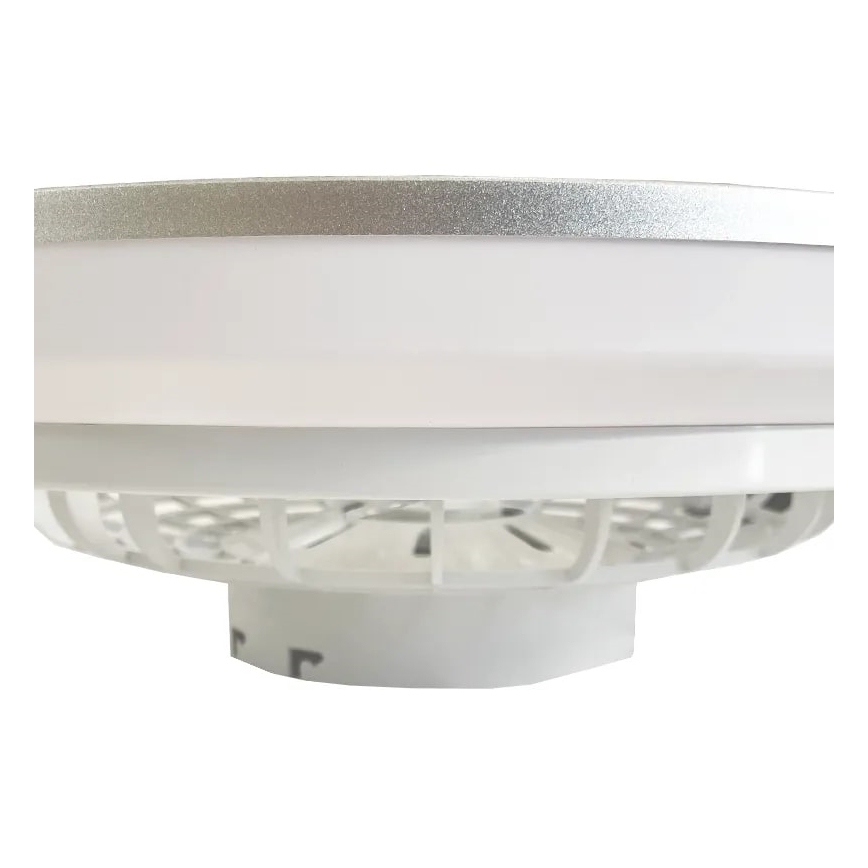 LED prigušiva plafonska lampa sa ventilatorom OPAL LED/48W/230V 3000-6500K + daljinski upravljač