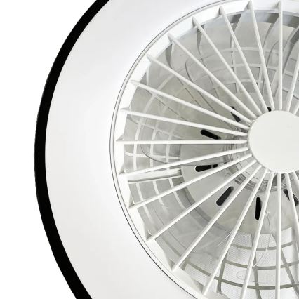 LED prigušiva plafonska lampa sa ventilatorom OPAL, 48W/230V, 3000-6500K + daljinski upravljač