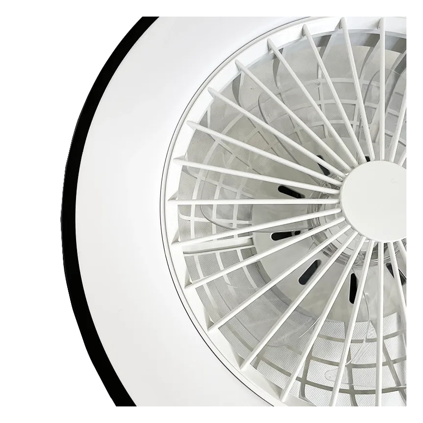 LED prigušiva plafonska lampa sa ventilatorom OPAL, 48W/230V, 3000-6500K + daljinski upravljač