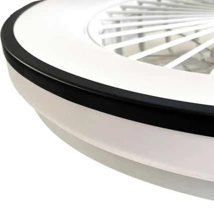 LED prigušiva plafonska lampa sa ventilatorom OPAL, 48W/230V, 3000-6500K + daljinski upravljač