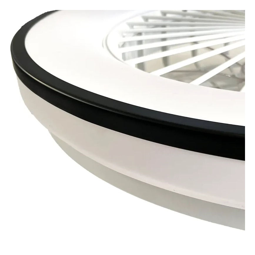 LED prigušiva plafonska lampa sa ventilatorom OPAL, 48W/230V, 3000-6500K + daljinski upravljač