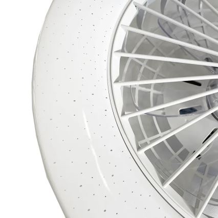 LED prigušiva plafonsko svetlo sa ventilatorom STAR LED/48W/230V 3000-6500K + daljinski upravljač
