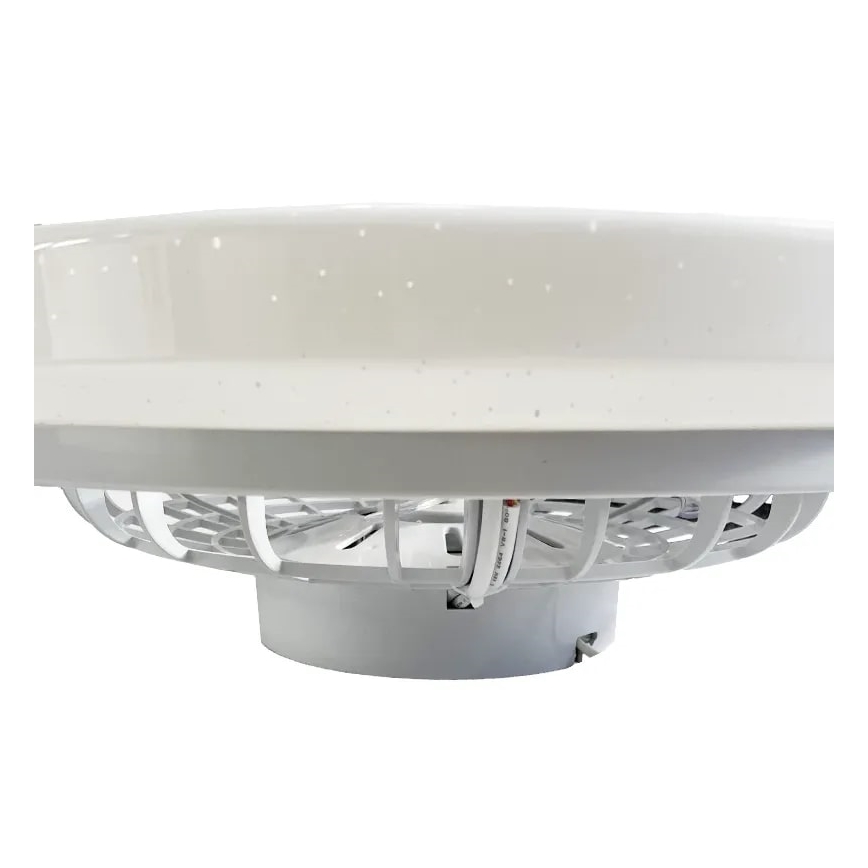 LED prigušiva plafonsko svetlo sa ventilatorom STAR LED/48W/230V 3000-6500K + daljinski upravljač