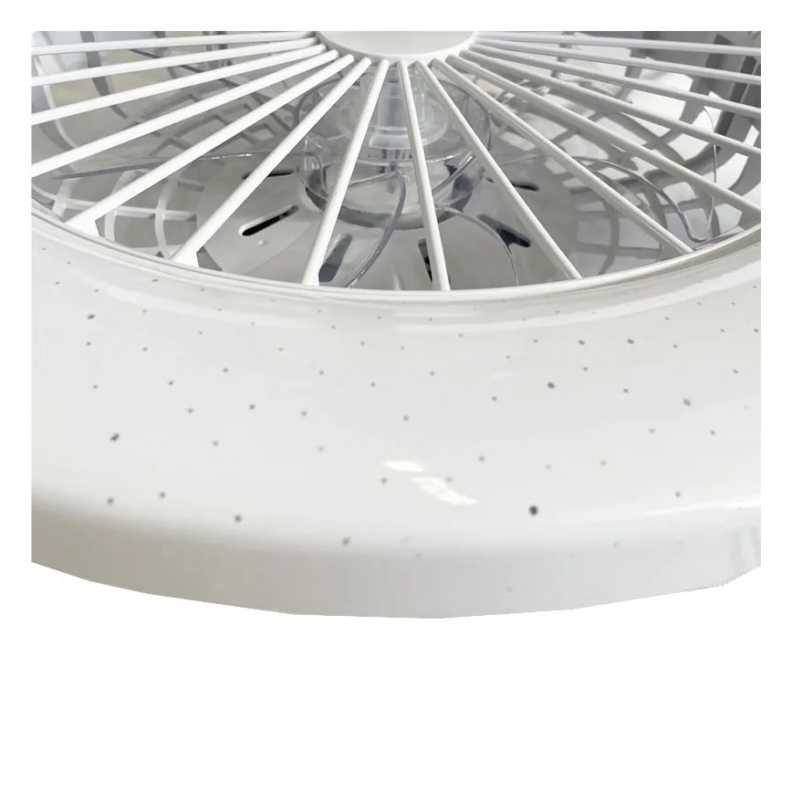 LED prigušiva plafonsko svetlo sa ventilatorom STAR LED/48W/230V 3000-6500K + daljinski upravljač