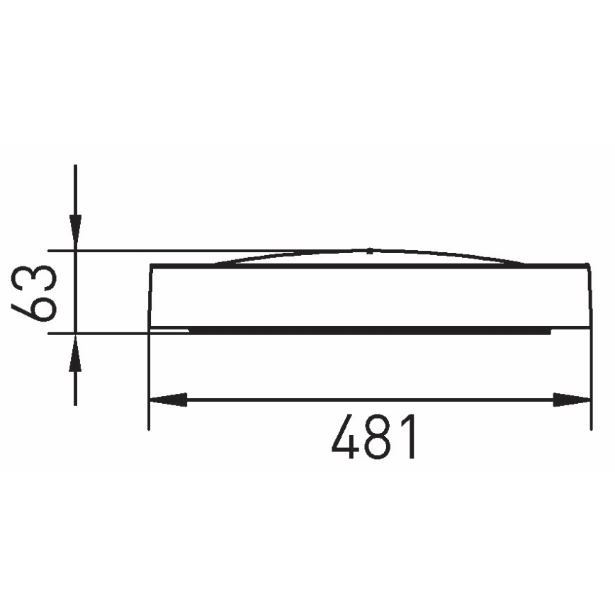 LED plafonsko svetlo SAMER LED/32W/230V 4000K
