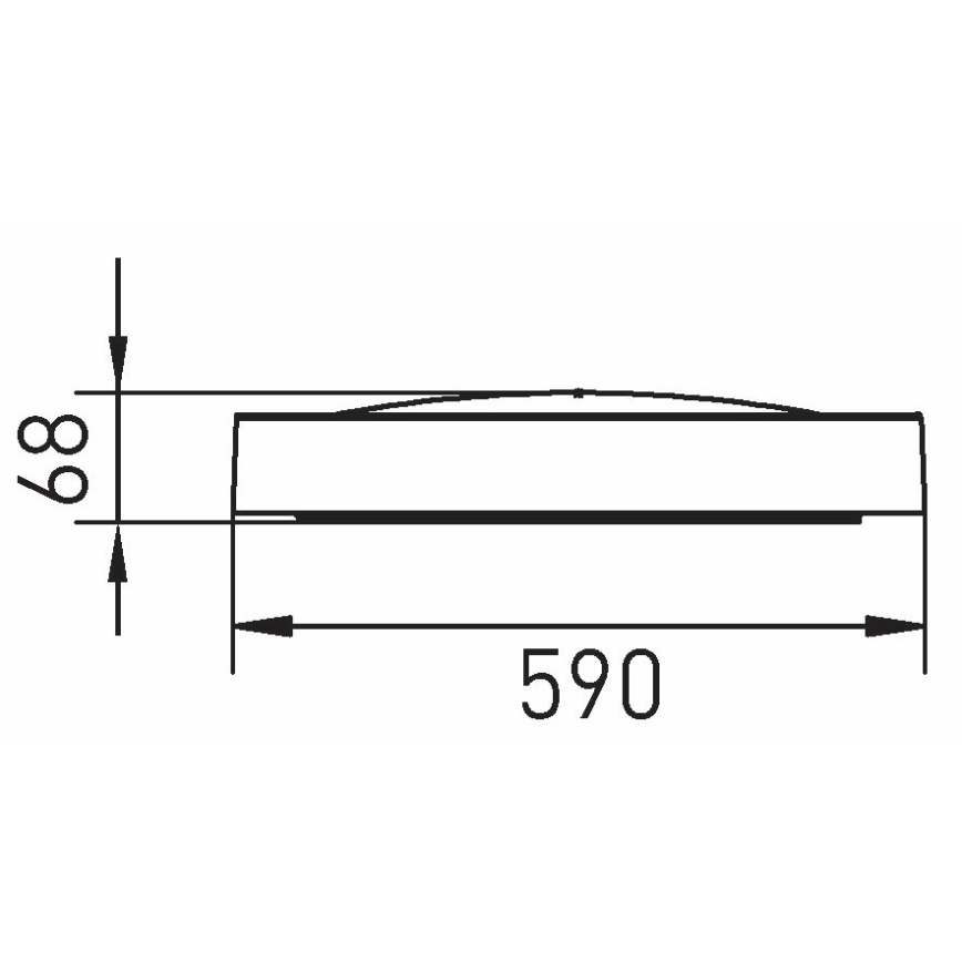 LED plafonsko svetlo SAMER LED/40W/230V 4000K