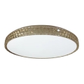 LED plafonsko svetlo SHINY LED/34W/230V zlatno